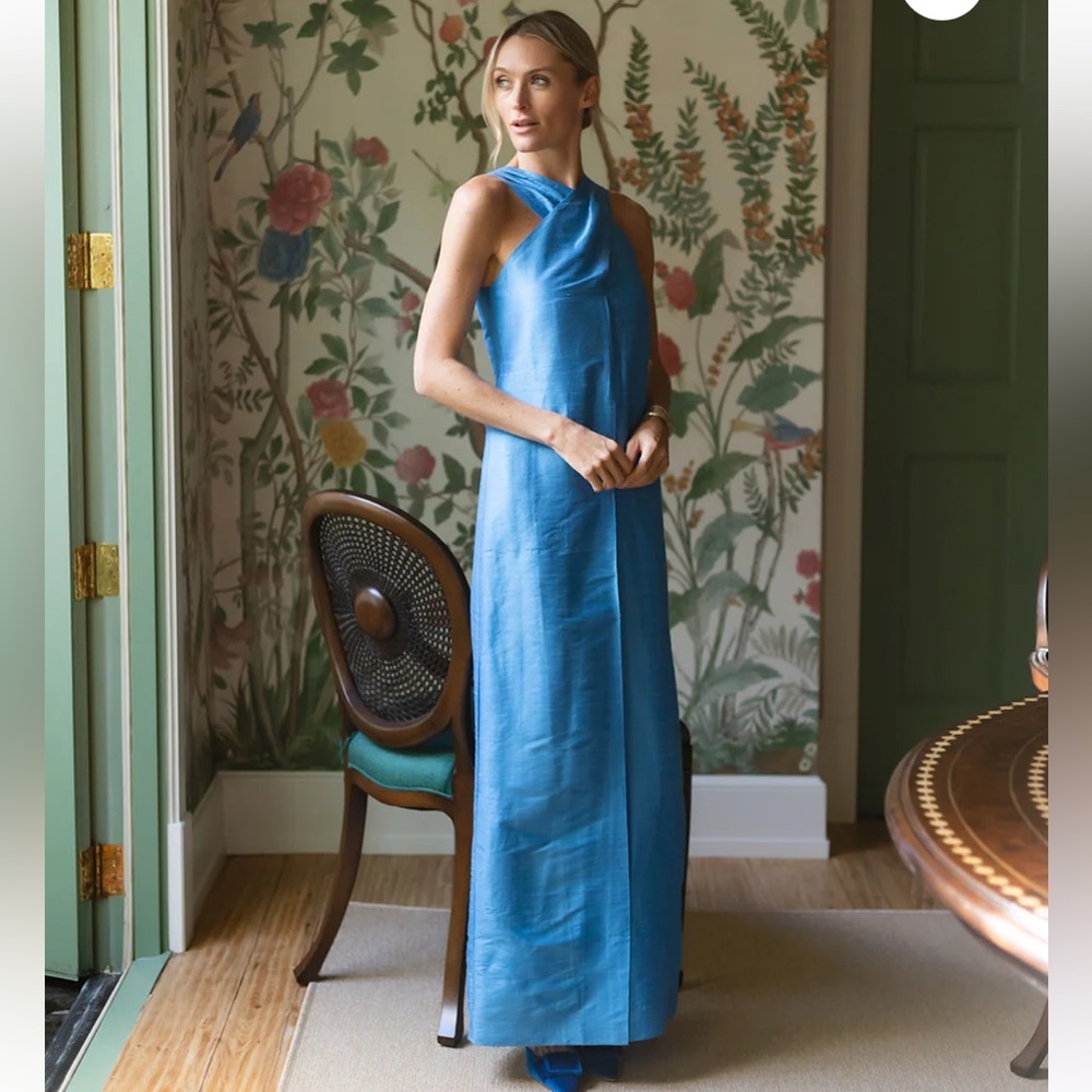 Julia Amory Camille Dress in Cornflower